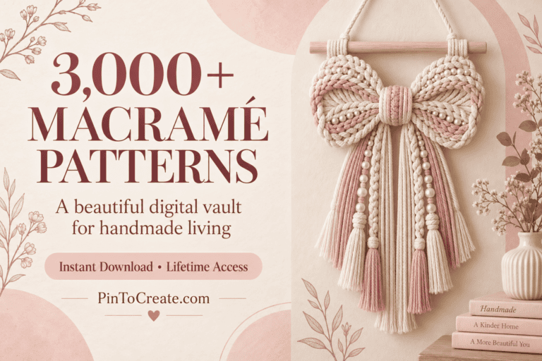 3,000+ Macrame Patterns for Endless Projects