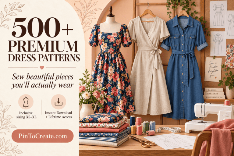 500+ Dress Sewing Patterns
