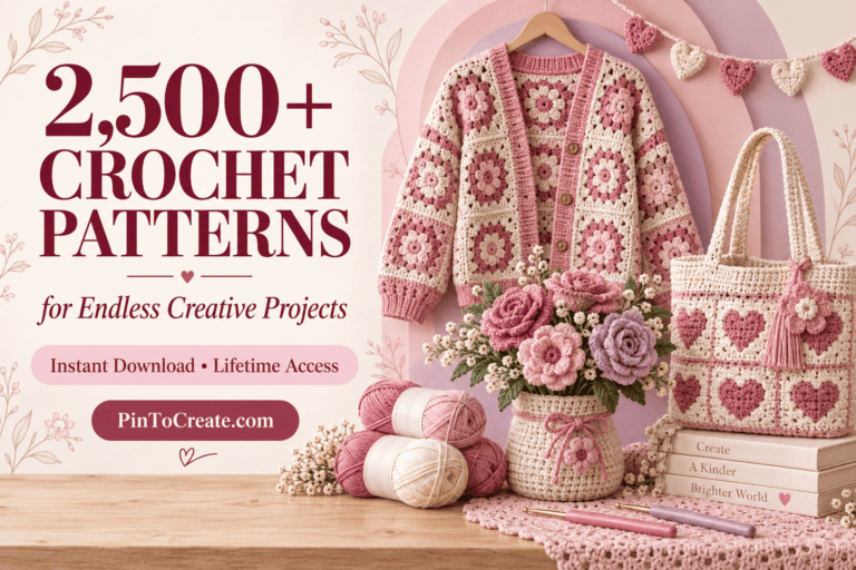 2,500+ Crochet Patterns for Endless Creative Projects