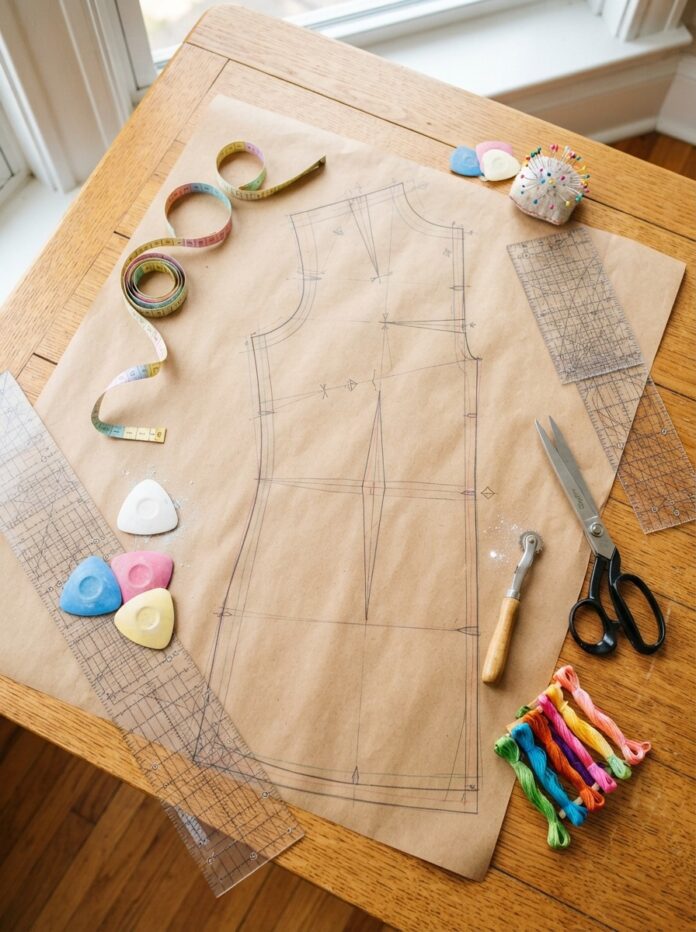 Dress Pattern Drafting: 6 Easy Steps to Gorgeous Fit