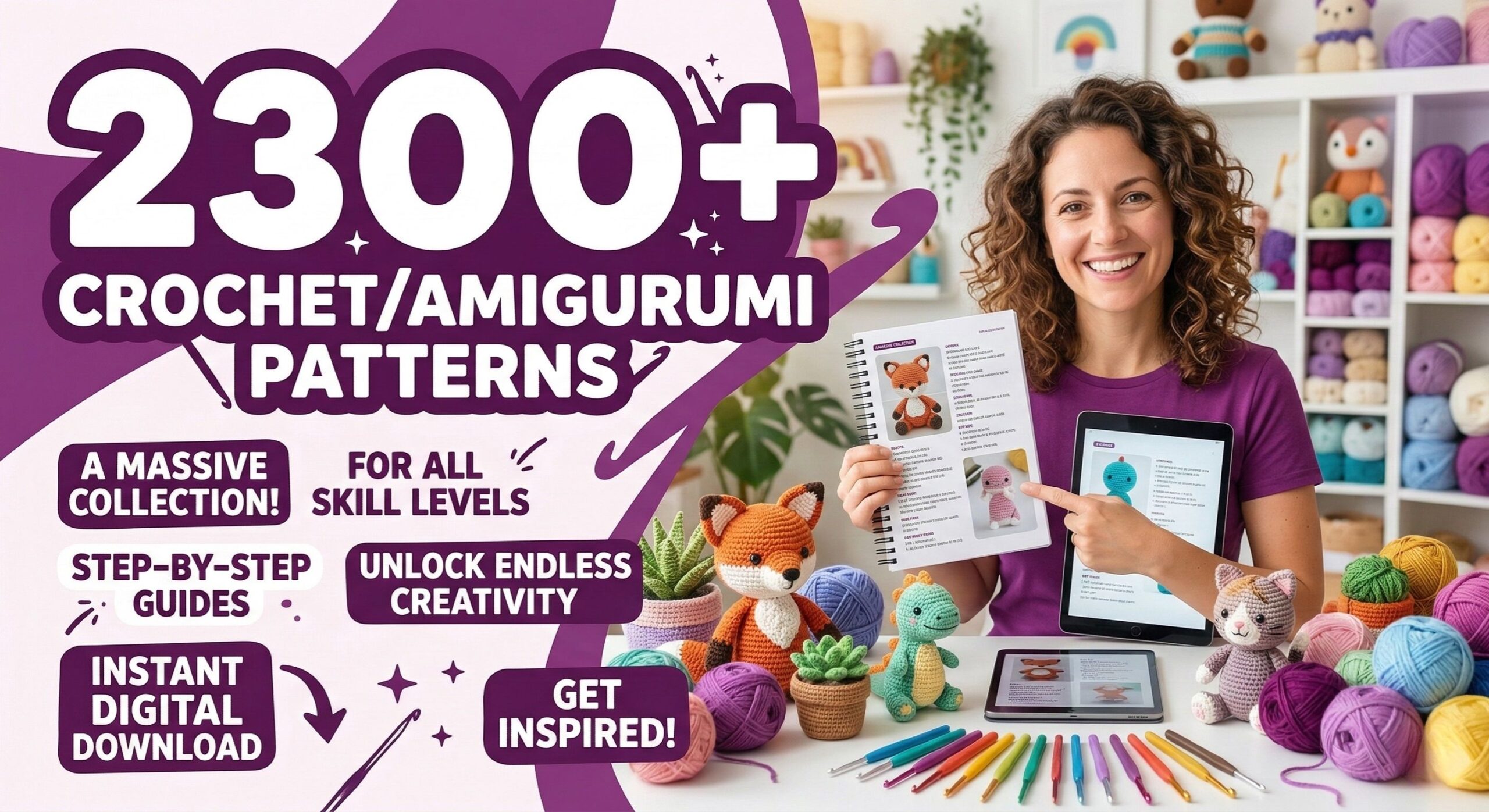2300+ Crochet and Amigurumi Patterns