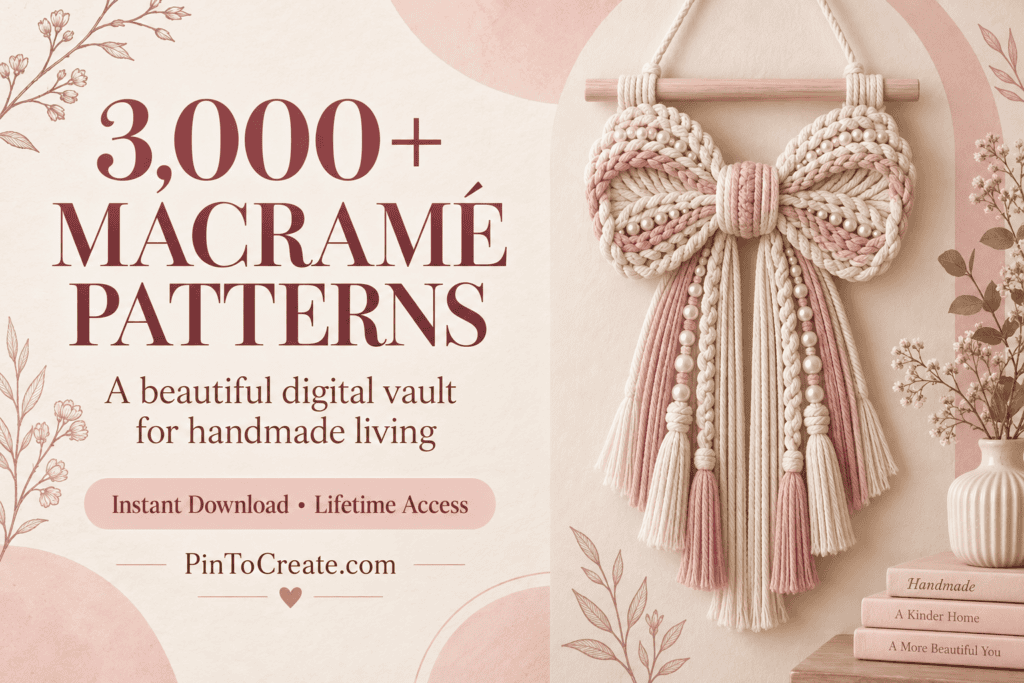 3,000+ Macrame Patterns for Endless Projects
