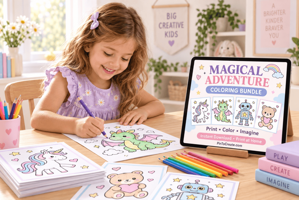 4,000+ Coloring Pages to Keep Kids Happy, Creative & Screen-Free for Hours