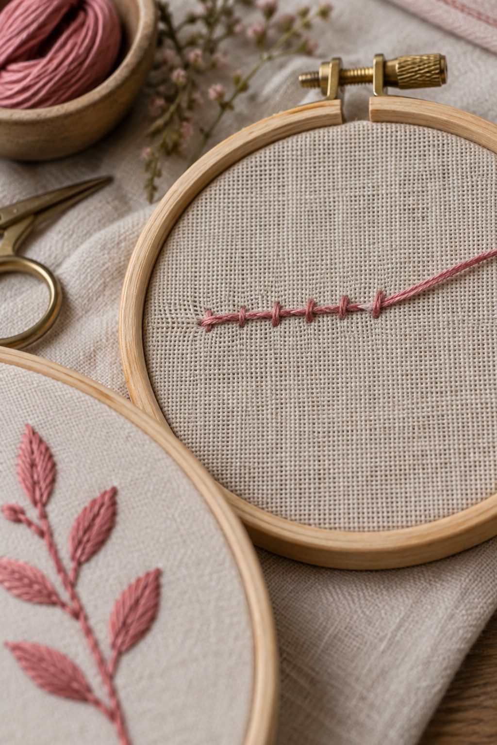 Needle Without Thread Stem Stitch Embroidery: 5 Easy Steps for Smooth Curves
