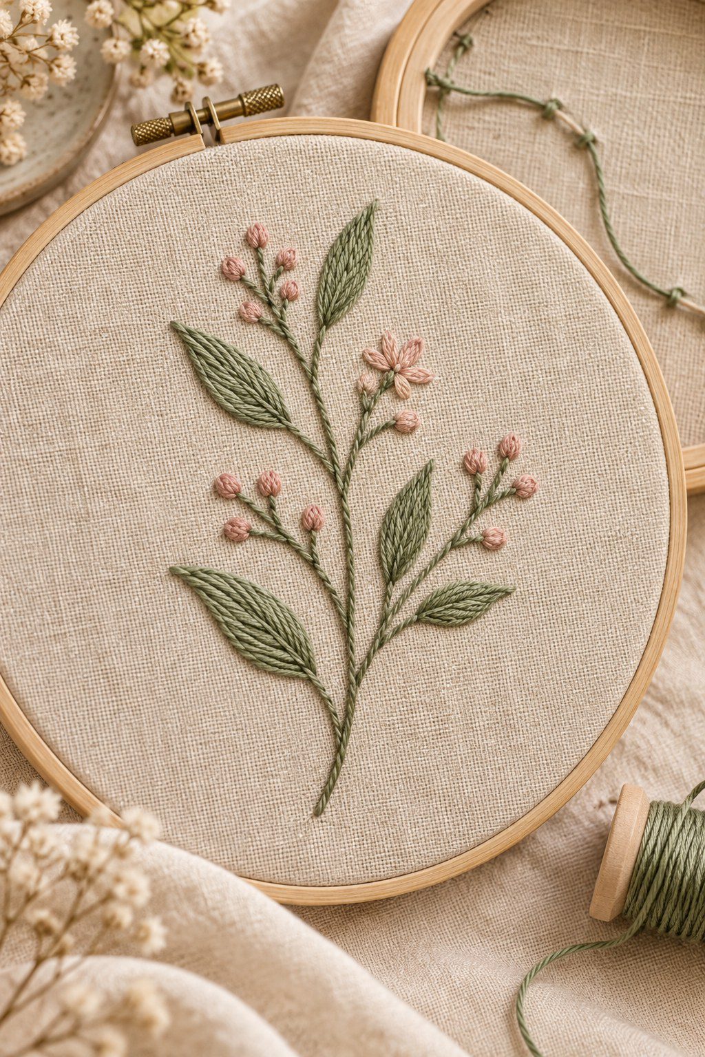 Stem Stitch Embroidery: 5 Easy Steps for Smooth Curves